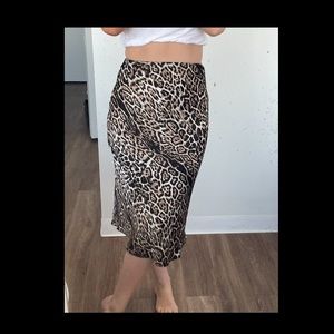 Leopard Print Skirt